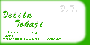 delila tokaji business card